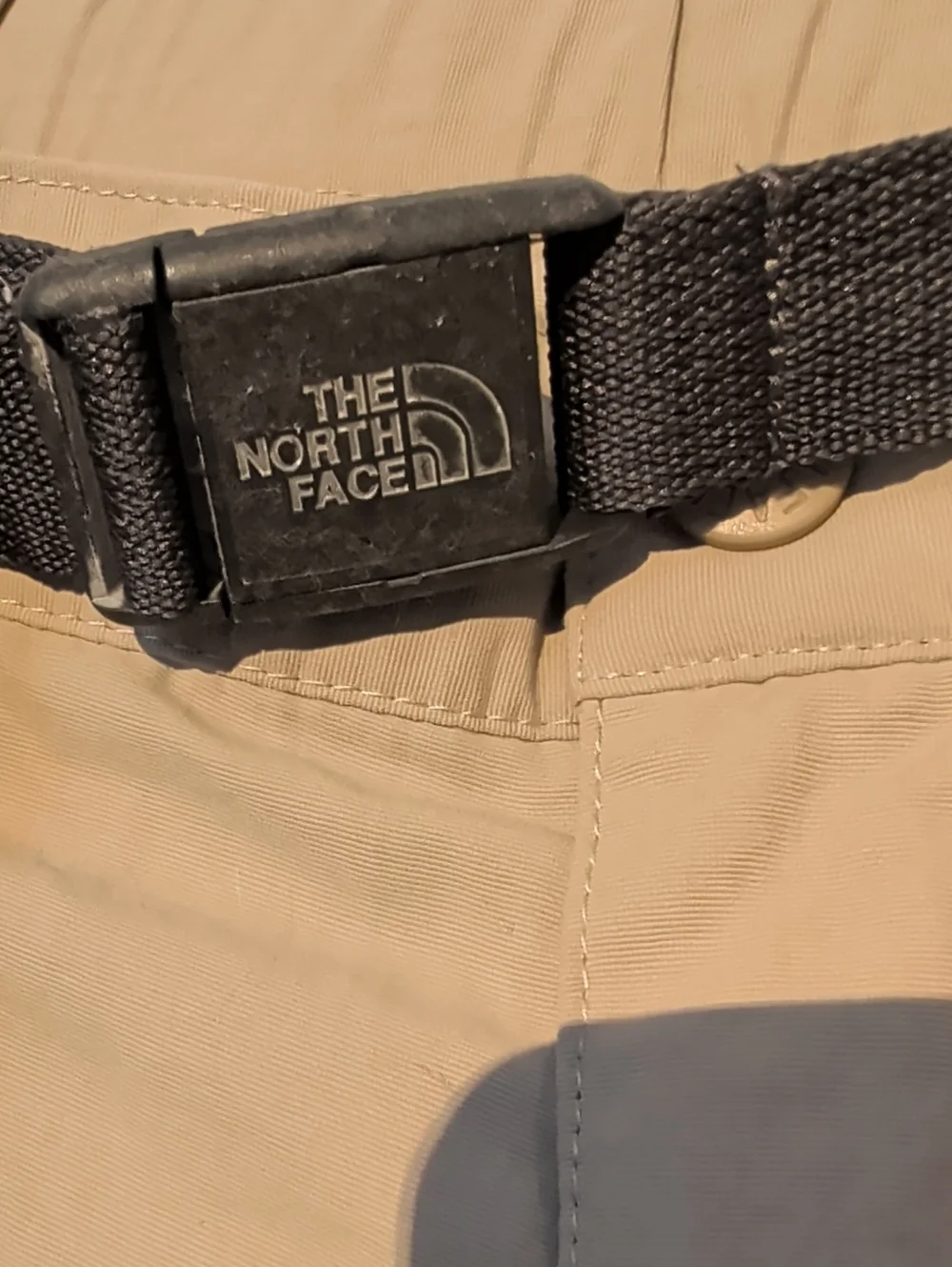 The North Face Men's Convertible Cargo Pants Shorts Khaki Medium Short Hiking